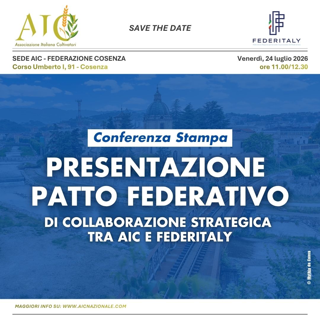 AIC e Federitaly insieme per rafforzare il Made in Italy: il 24 luglio la presentazione del Patto di collaborazione strategica